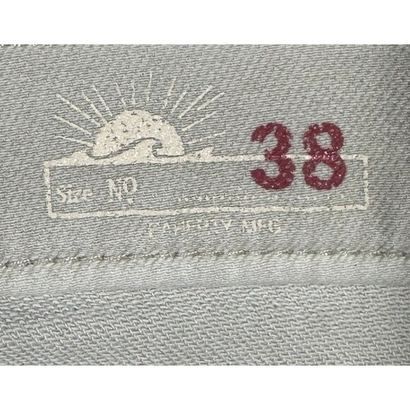 Faherty Stretch Terry 5 Pocket Pants Men’s 38x32 Stone Mid Rise Slim Classic - Picture 5 of 8